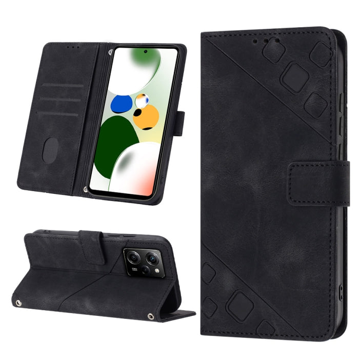 Estuche para teléfono de cuero en relieve con tacto de piel, For Samsung Galaxy A02s 164mm, For Samsung Galaxy A02s 166mm, For Samsung Galaxy A03 166mm EU Version, For Samsung Galaxy A03 164mm Global, For Samsung Galaxy A23 JP Version                  ...