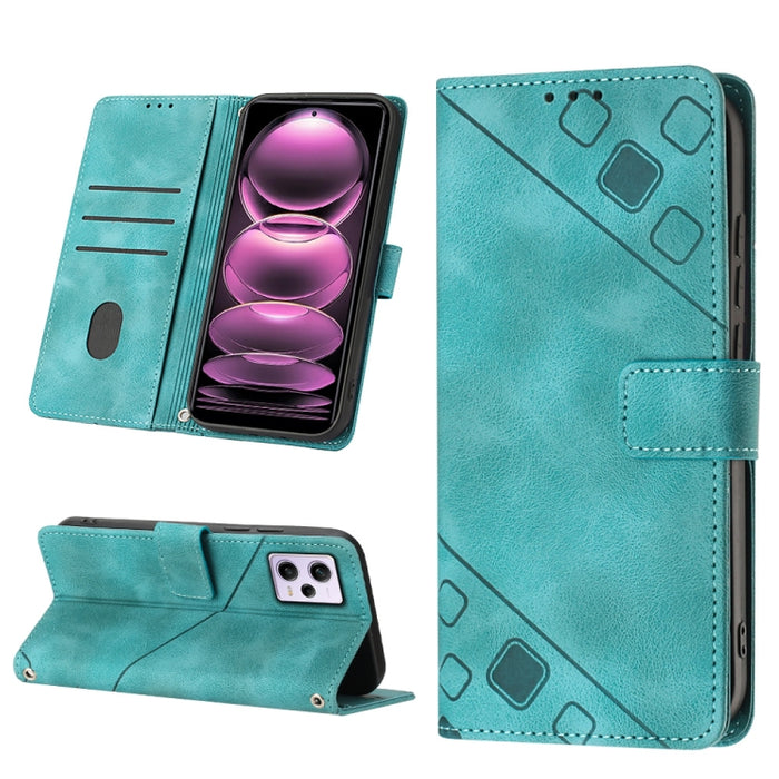 Estuche para teléfono de cuero en relieve con tacto de piel, For Samsung Galaxy A02s 164mm, For Samsung Galaxy A02s 166mm, For Samsung Galaxy A03 166mm EU Version, For Samsung Galaxy A03 164mm Global, For Samsung Galaxy A23 JP Version                  ...
