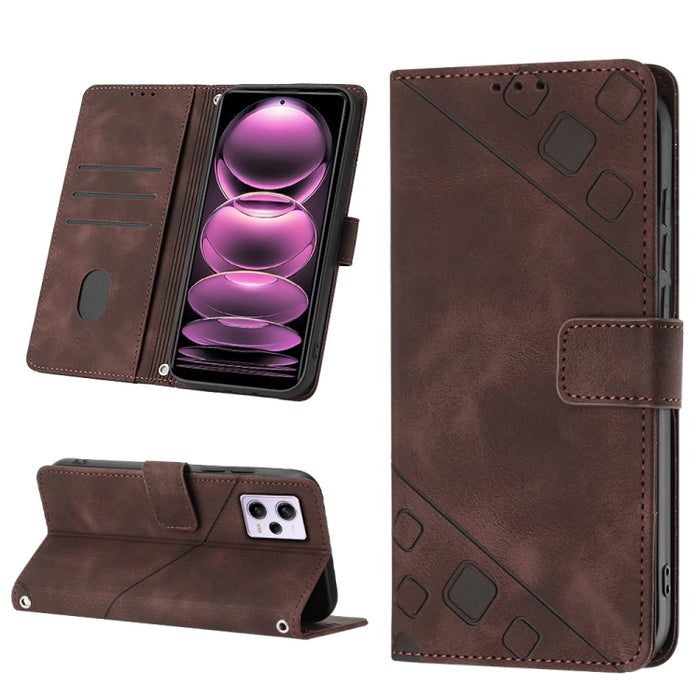 Estuche para teléfono de cuero en relieve con tacto de piel, For Samsung Galaxy A02s 164mm, For Samsung Galaxy A02s 166mm, For Samsung Galaxy A03 166mm EU Version, For Samsung Galaxy A03 164mm Global, For Samsung Galaxy A23 JP Version                  ...