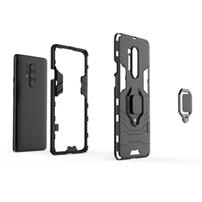 Funda protectora anticaída de PC + TPU con soporte de anillo invisible, For OnePlus 8 Pro, For Xiaomi Redmi Note 9