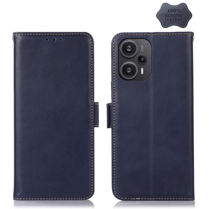 Estuche para teléfono de cuero de vaca con capa superior de Crazy Horse, For Nokia C12 4G, For Nokia C22 4G, For Xiaomi Redmi Note 12 Turbo 5G