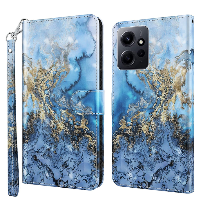 Caja del teléfono del cuero del tirón del modelo de la pintura 3D, For Xiaomi 13, For Xiaomi 13 Pro, For Xiaomi Redmi Note 12 4G Global, For Xiaomi Redmi Note 12 5G Global / Poco X5 5G, For Nokia G22