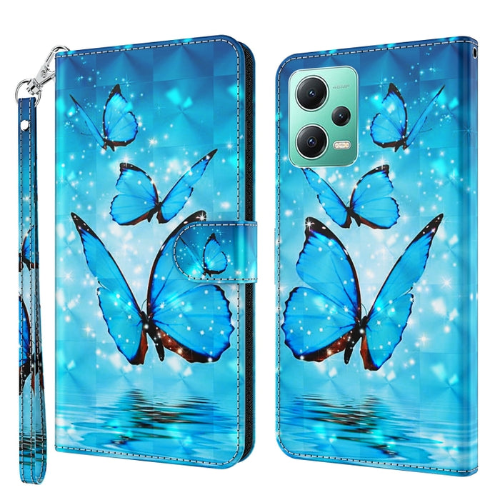 Caja del teléfono del cuero del tirón del modelo de la pintura 3D, For Xiaomi 13, For Xiaomi 13 Pro, For Xiaomi Redmi Note 12 4G Global, For Xiaomi Redmi Note 12 5G Global / Poco X5 5G, For Nokia G22