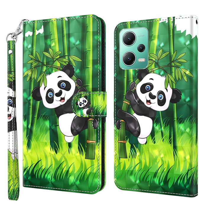 Caja del teléfono del cuero del tirón del modelo de la pintura 3D, For Xiaomi 13, For Xiaomi 13 Pro, For Xiaomi Redmi Note 12 4G Global, For Xiaomi Redmi Note 12 5G Global / Poco X5 5G, For Nokia G22