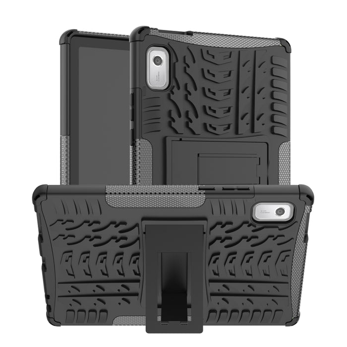 Funda para teléfono con textura de neumático TPU + PC con soporte, For Samsung Galaxy A24 4G, For Xiaomi Redmi 12C, For Xiaomi Poco C55, For Lenovo Tab M9
