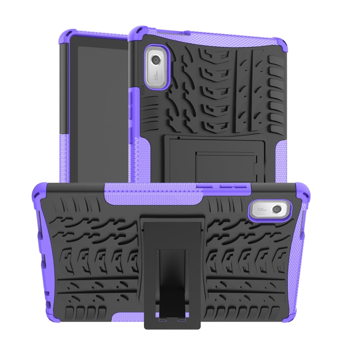 Funda para teléfono con textura de neumático TPU + PC con soporte, For Samsung Galaxy A24 4G, For Xiaomi Redmi 12C, For Xiaomi Poco C55, For Lenovo Tab M9
