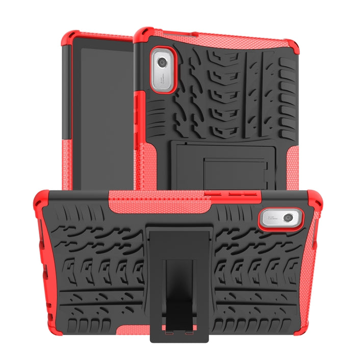 Funda para teléfono con textura de neumático TPU + PC con soporte, For Samsung Galaxy A24 4G, For Xiaomi Redmi 12C, For Xiaomi Poco C55, For Lenovo Tab M9