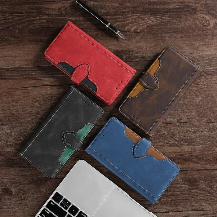 Estuche para teléfono de cuero con hebilla magnética y sensación de piel, For Huawei P60 / P60 Pro, For Huawei Enjoy 60, For OPPO Find X6 5G, For OPPO Find X6 Pro 5G, For Realme C55 4G, For Realme GT Neo 5 / GT3, For Realme V30 5G / V30T, For vivo S16e...