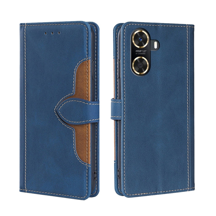 Estuche para teléfono de cuero con hebilla magnética y sensación de piel, For Huawei P60 / P60 Pro, For Huawei Enjoy 60, For OPPO Find X6 5G, For OPPO Find X6 Pro 5G, For Realme C55 4G, For Realme GT Neo 5 / GT3, For Realme V30 5G / V30T, For vivo S16e...