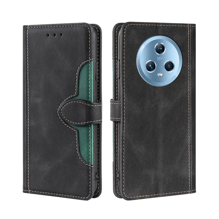 Estuche para teléfono de cuero con hebilla magnética y sensación de piel, For Huawei P60 / P60 Pro, For Huawei Enjoy 60, For OPPO Find X6 5G, For OPPO Find X6 Pro 5G, For Realme C55 4G, For Realme GT Neo 5 / GT3, For Realme V30 5G / V30T, For vivo S16e...