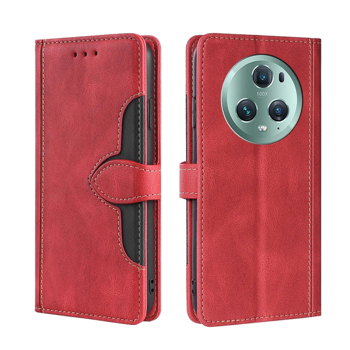 Estuche para teléfono de cuero con hebilla magnética y sensación de piel, For Huawei P60 / P60 Pro, For Huawei Enjoy 60, For OPPO Find X6 5G, For OPPO Find X6 Pro 5G, For Realme C55 4G, For Realme GT Neo 5 / GT3, For Realme V30 5G / V30T, For vivo S16e...