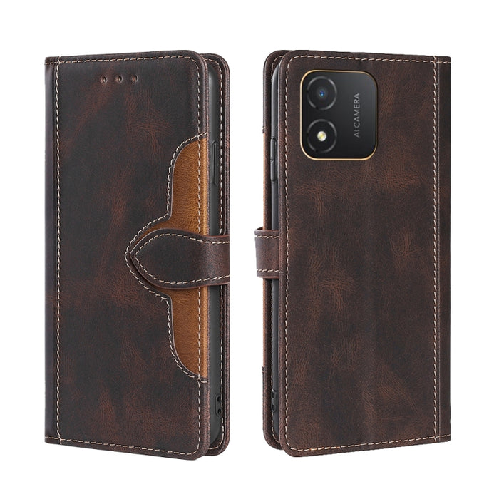 Estuche para teléfono de cuero con hebilla magnética y sensación de piel, For Huawei P60 / P60 Pro, For Huawei Enjoy 60, For OPPO Find X6 5G, For OPPO Find X6 Pro 5G, For Realme C55 4G, For Realme GT Neo 5 / GT3, For Realme V30 5G / V30T, For vivo S16e...