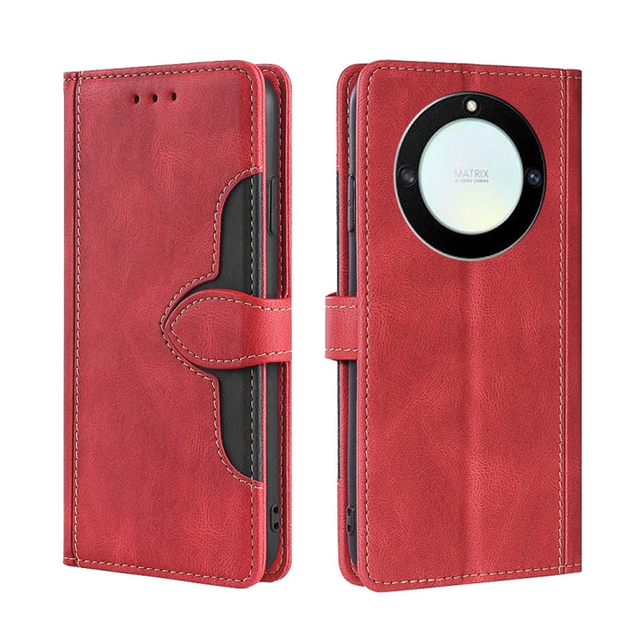 Estuche para teléfono de cuero con hebilla magnética y sensación de piel, For Huawei P60 / P60 Pro, For Huawei Enjoy 60, For OPPO Find X6 5G, For OPPO Find X6 Pro 5G, For Realme C55 4G, For Realme GT Neo 5 / GT3, For Realme V30 5G / V30T, For vivo S16e...