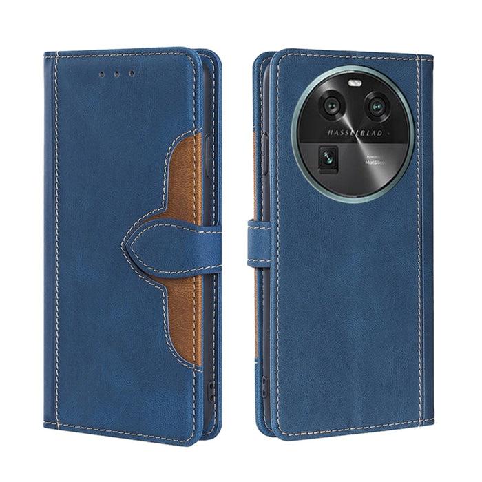 Estuche para teléfono de cuero con hebilla magnética y sensación de piel, For Huawei P60 / P60 Pro, For Huawei Enjoy 60, For OPPO Find X6 5G, For OPPO Find X6 Pro 5G, For Realme C55 4G, For Realme GT Neo 5 / GT3, For Realme V30 5G / V30T, For vivo S16e...
