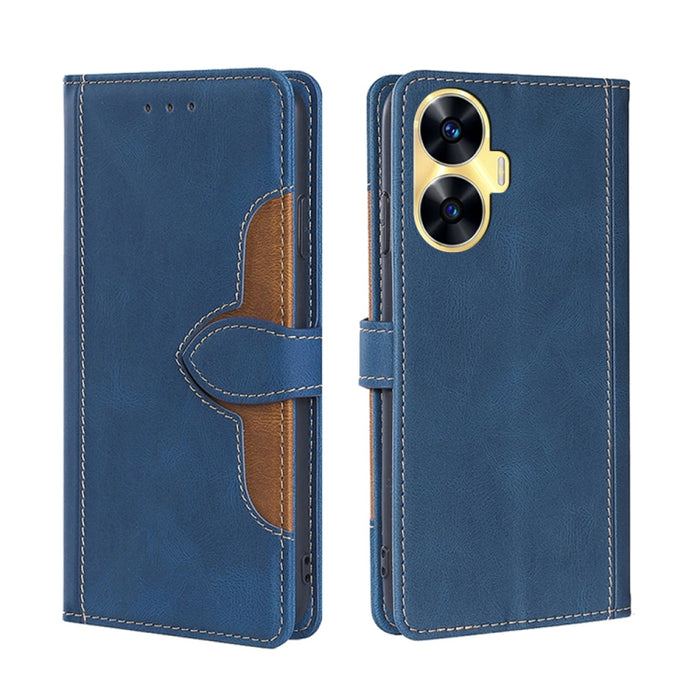 Estuche para teléfono de cuero con hebilla magnética y sensación de piel, For Huawei P60 / P60 Pro, For Huawei Enjoy 60, For OPPO Find X6 5G, For OPPO Find X6 Pro 5G, For Realme C55 4G, For Realme GT Neo 5 / GT3, For Realme V30 5G / V30T, For vivo S16e...