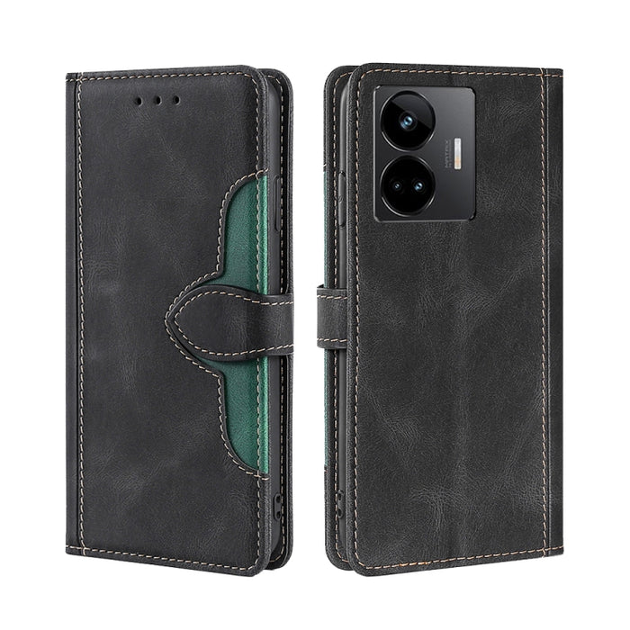 Estuche para teléfono de cuero con hebilla magnética y sensación de piel, For Huawei P60 / P60 Pro, For Huawei Enjoy 60, For OPPO Find X6 5G, For OPPO Find X6 Pro 5G, For Realme C55 4G, For Realme GT Neo 5 / GT3, For Realme V30 5G / V30T, For vivo S16e...