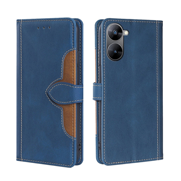 Estuche para teléfono de cuero con hebilla magnética y sensación de piel, For Huawei P60 / P60 Pro, For Huawei Enjoy 60, For OPPO Find X6 5G, For OPPO Find X6 Pro 5G, For Realme C55 4G, For Realme GT Neo 5 / GT3, For Realme V30 5G / V30T, For vivo S16e...