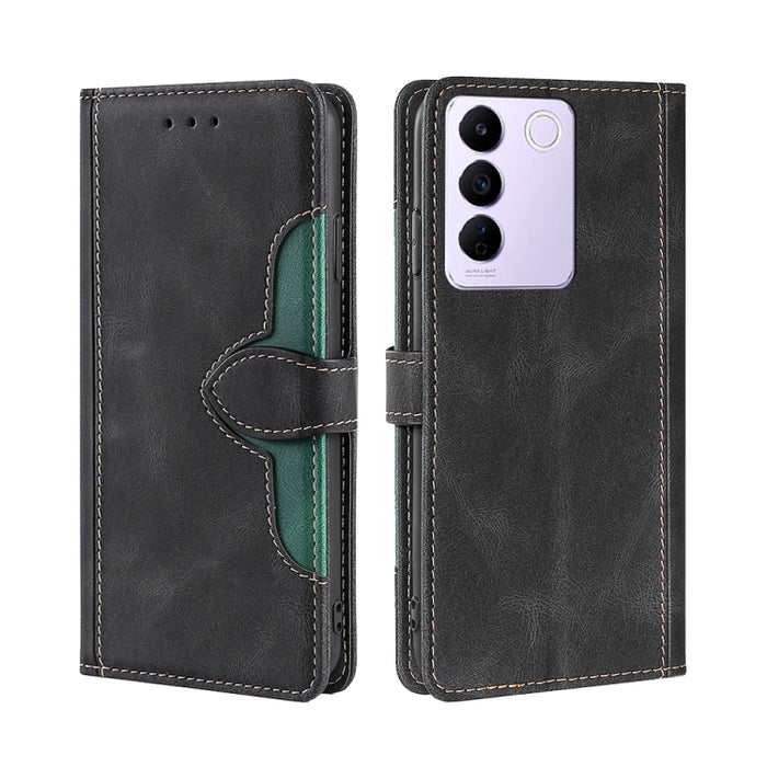 Estuche para teléfono de cuero con hebilla magnética y sensación de piel, For Huawei P60 / P60 Pro, For Huawei Enjoy 60, For OPPO Find X6 5G, For OPPO Find X6 Pro 5G, For Realme C55 4G, For Realme GT Neo 5 / GT3, For Realme V30 5G / V30T, For vivo S16e...