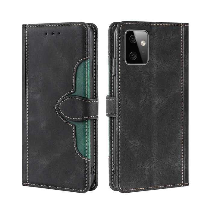 Estuche para teléfono de cuero con hebilla magnética y sensación de piel, For Huawei P60 / P60 Pro, For Huawei Enjoy 60, For OPPO Find X6 5G, For OPPO Find X6 Pro 5G, For Realme C55 4G, For Realme GT Neo 5 / GT3, For Realme V30 5G / V30T, For vivo S16e...
