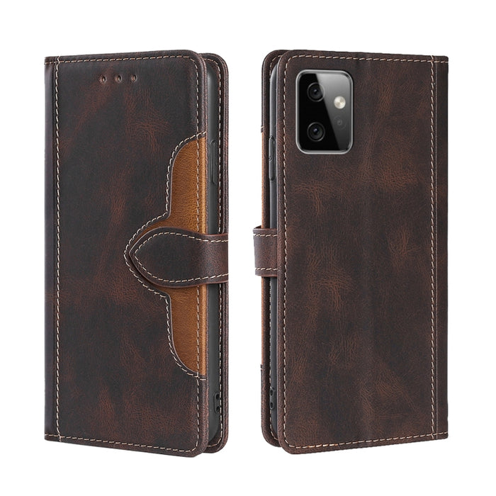 Estuche para teléfono de cuero con hebilla magnética y sensación de piel, For Huawei P60 / P60 Pro, For Huawei Enjoy 60, For OPPO Find X6 5G, For OPPO Find X6 Pro 5G, For Realme C55 4G, For Realme GT Neo 5 / GT3, For Realme V30 5G / V30T, For vivo S16e...