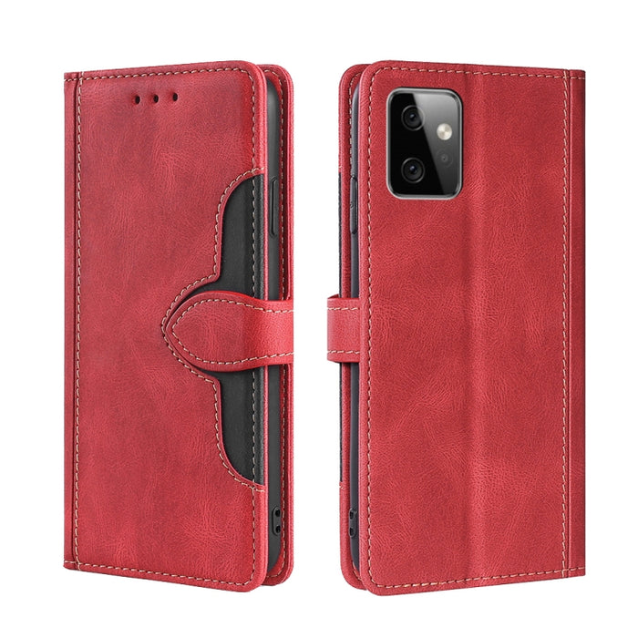 Estuche para teléfono de cuero con hebilla magnética y sensación de piel, For Huawei P60 / P60 Pro, For Huawei Enjoy 60, For OPPO Find X6 5G, For OPPO Find X6 Pro 5G, For Realme C55 4G, For Realme GT Neo 5 / GT3, For Realme V30 5G / V30T, For vivo S16e...