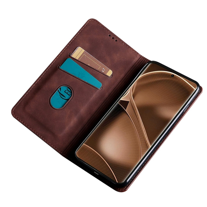 Estuche para teléfono de cuero con tapa horizontal magnética con sensación de piel, For OPPO Find X6 5G, For OPPO Find X6 Pro 5G, For Realme C55 4G, For Realme GT Neo 5 / GT3 / GT Neo 5 240W, For Realme V30 5G / V30t, For vivo S16e / V27e              ...