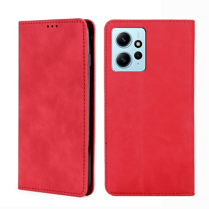 Estuche para teléfono de cuero con tapa horizontal magnética con sensación de piel, For OPPO Find X6 5G, For OPPO Find X6 Pro 5G, For Realme C55 4G, For Realme GT Neo 5 / GT3 / GT Neo 5 240W, For Realme V30 5G / V30t, For vivo S16e / V27e              ...