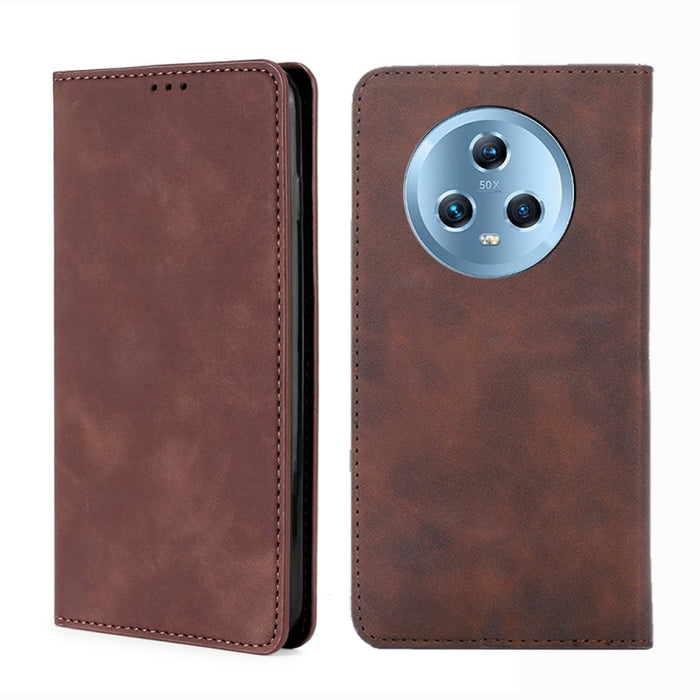 Estuche para teléfono de cuero con tapa horizontal magnética con sensación de piel, For OPPO Find X6 5G, For OPPO Find X6 Pro 5G, For Realme C55 4G, For Realme GT Neo 5 / GT3 / GT Neo 5 240W, For Realme V30 5G / V30t, For vivo S16e / V27e              ...