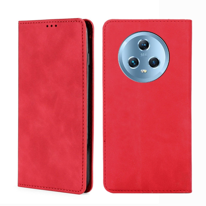 Estuche para teléfono de cuero con tapa horizontal magnética con sensación de piel, For OPPO Find X6 5G, For OPPO Find X6 Pro 5G, For Realme C55 4G, For Realme GT Neo 5 / GT3 / GT Neo 5 240W, For Realme V30 5G / V30t, For vivo S16e / V27e              ...