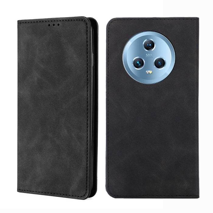 Estuche para teléfono de cuero con tapa horizontal magnética con sensación de piel, For OPPO Find X6 5G, For OPPO Find X6 Pro 5G, For Realme C55 4G, For Realme GT Neo 5 / GT3 / GT Neo 5 240W, For Realme V30 5G / V30t, For vivo S16e / V27e              ...