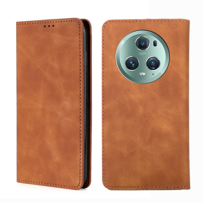 Estuche para teléfono de cuero con tapa horizontal magnética con sensación de piel, For OPPO Find X6 5G, For OPPO Find X6 Pro 5G, For Realme C55 4G, For Realme GT Neo 5 / GT3 / GT Neo 5 240W, For Realme V30 5G / V30t, For vivo S16e / V27e              ...