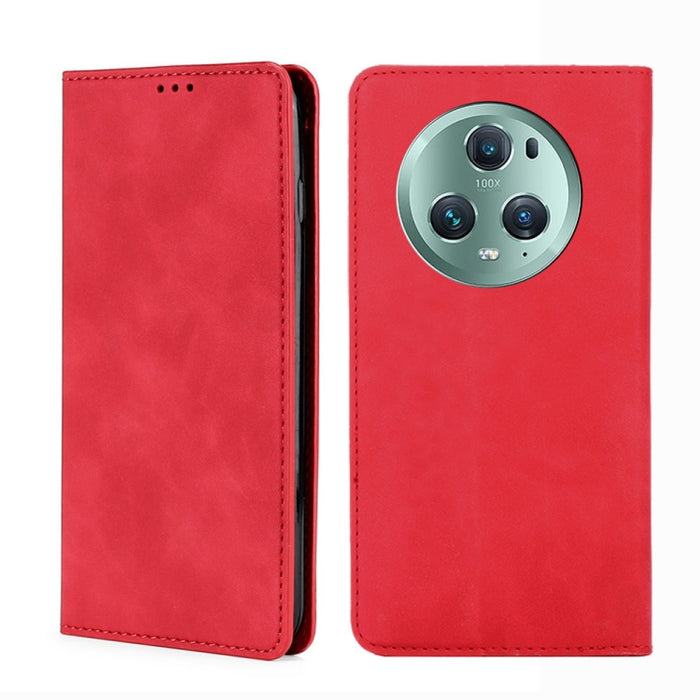 Estuche para teléfono de cuero con tapa horizontal magnética con sensación de piel, For OPPO Find X6 5G, For OPPO Find X6 Pro 5G, For Realme C55 4G, For Realme GT Neo 5 / GT3 / GT Neo 5 240W, For Realme V30 5G / V30t, For vivo S16e / V27e              ...