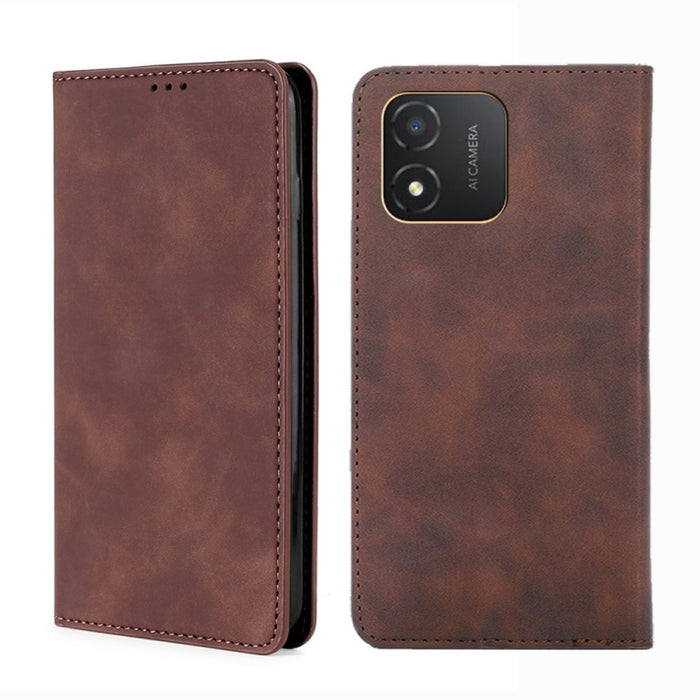 Estuche para teléfono de cuero con tapa horizontal magnética con sensación de piel, For OPPO Find X6 5G, For OPPO Find X6 Pro 5G, For Realme C55 4G, For Realme GT Neo 5 / GT3 / GT Neo 5 240W, For Realme V30 5G / V30t, For vivo S16e / V27e              ...
