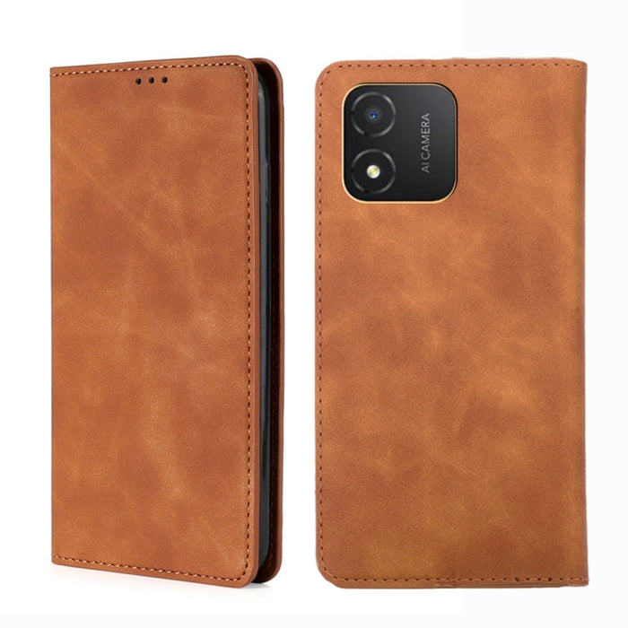 Estuche para teléfono de cuero con tapa horizontal magnética con sensación de piel, For OPPO Find X6 5G, For OPPO Find X6 Pro 5G, For Realme C55 4G, For Realme GT Neo 5 / GT3 / GT Neo 5 240W, For Realme V30 5G / V30t, For vivo S16e / V27e              ...