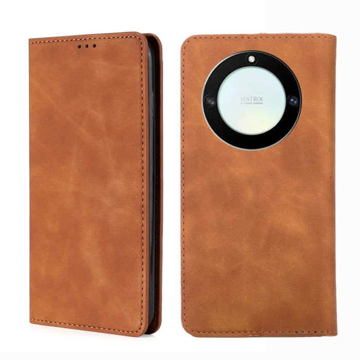 Estuche para teléfono de cuero con tapa horizontal magnética con sensación de piel, For OPPO Find X6 5G, For OPPO Find X6 Pro 5G, For Realme C55 4G, For Realme GT Neo 5 / GT3 / GT Neo 5 240W, For Realme V30 5G / V30t, For vivo S16e / V27e              ...