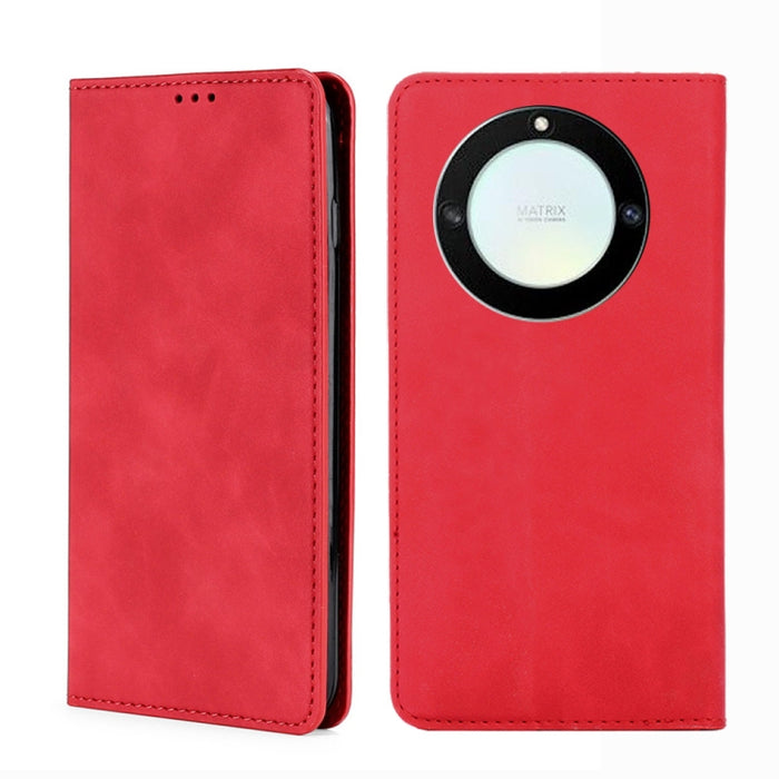 Estuche para teléfono de cuero con tapa horizontal magnética con sensación de piel, For OPPO Find X6 5G, For OPPO Find X6 Pro 5G, For Realme C55 4G, For Realme GT Neo 5 / GT3 / GT Neo 5 240W, For Realme V30 5G / V30t, For vivo S16e / V27e              ...