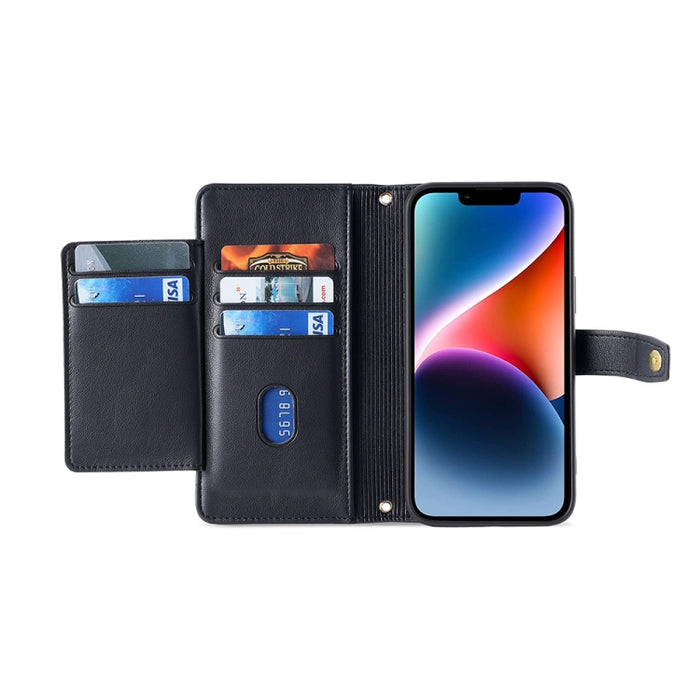 Estuche para teléfono de cuero con cremallera cruzada con textura de oveja, For Honor X40, For OnePlus Ace 2V 5G