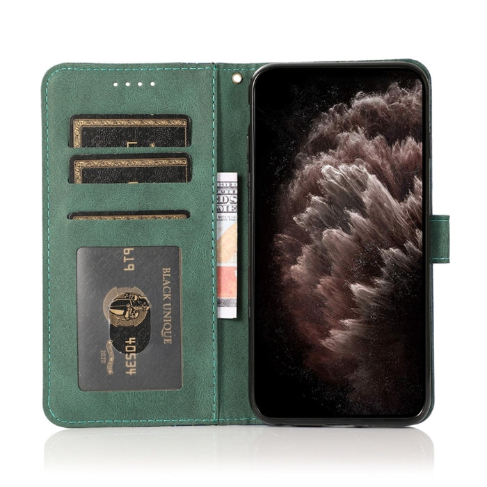 Estuche para teléfono de cuero con costuras de dos colores, For Xiaomi Redmi Note 12 5G China