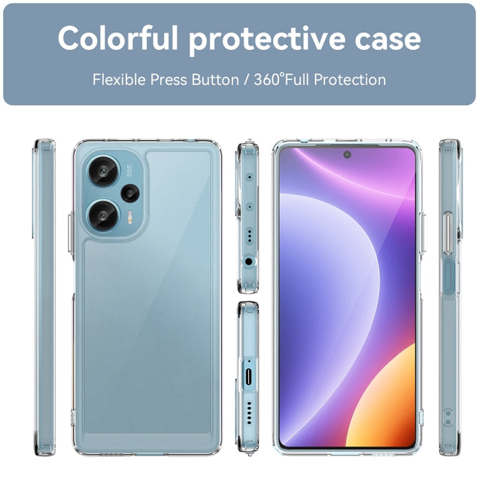 Caja colorida del teléfono de acrílico + TPU de la serie, For Xiaomi Redmi Note 12 Turbo 5G