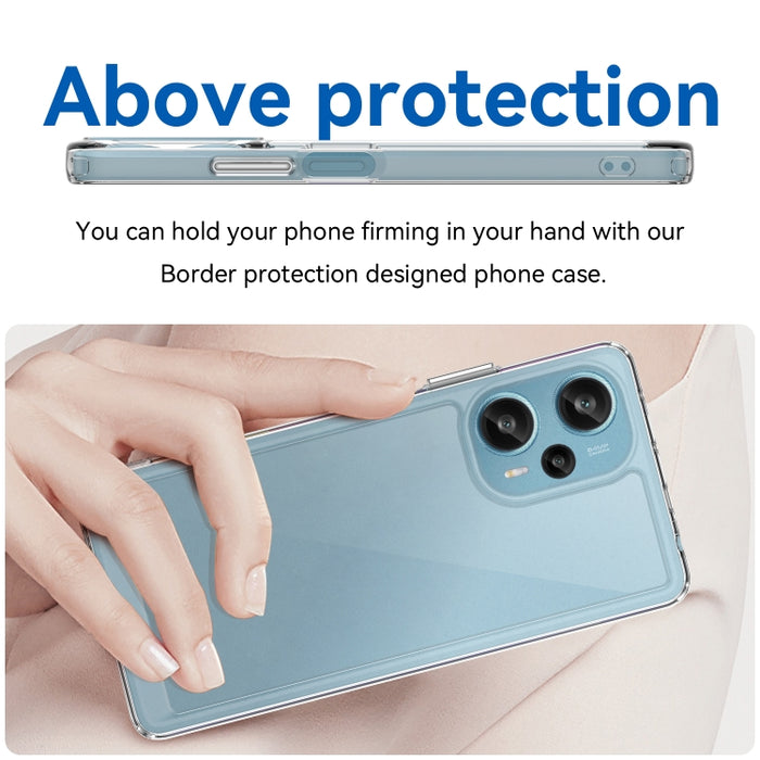 Caja colorida del teléfono de acrílico + TPU de la serie, For Xiaomi Redmi Note 12 Turbo 5G