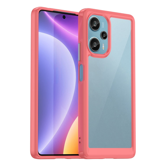 Caja colorida del teléfono de acrílico + TPU de la serie, For Xiaomi Redmi Note 12 Turbo 5G