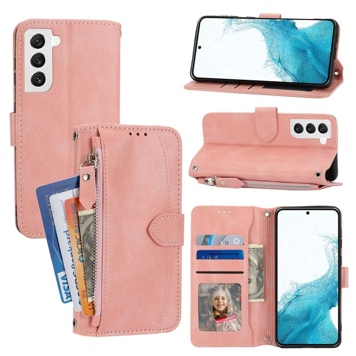 Estuche para teléfono de cuero con cremallera de piel de aceite, For Redmi Note 12 5G Global, For Redmi Note 12 Pro 5G Global, For Redmi Note 12 Pro+ Global, For Redmi Note 12 4G Global, For Xiaomi Redmi 12C, For Samsung Galaxy S23 5G                  ...