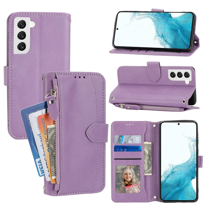 Estuche para teléfono de cuero con cremallera de piel de aceite, For Redmi Note 12 5G Global, For Redmi Note 12 Pro 5G Global, For Redmi Note 12 Pro+ Global, For Redmi Note 12 4G Global, For Xiaomi Redmi 12C, For Samsung Galaxy S23 5G                  ...