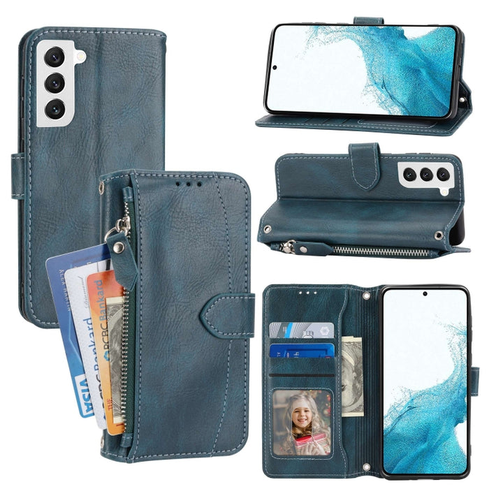 Estuche para teléfono de cuero con cremallera de piel de aceite, For Redmi Note 12 5G Global, For Redmi Note 12 Pro 5G Global, For Redmi Note 12 Pro+ Global, For Redmi Note 12 4G Global, For Xiaomi Redmi 12C, For Samsung Galaxy S23 5G                  ...