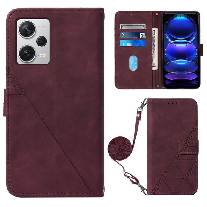 Estuche para teléfono de cuero con tapa en relieve 3D Crossbody, For Google Pixel 8, For Google Pixel 8 Pro, For Xiaomi Redmi Note 12 4G Global, For Xiaomi Redmi Note 12 Pro+ 5G Global, For Xiaomi 13, For Xiaomi 13 Lite 5G, For Xiaomi 13 Pro           ...