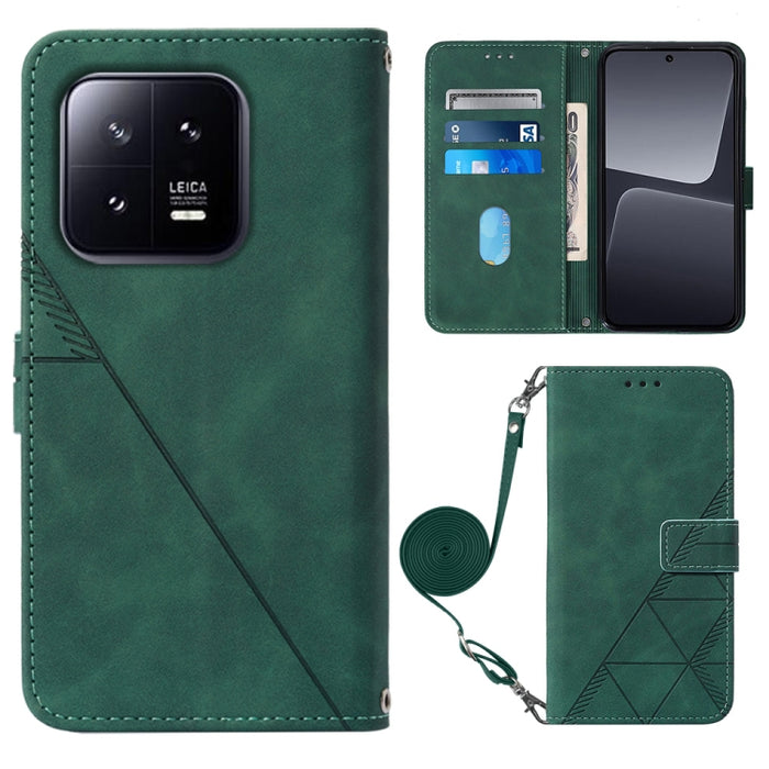 Estuche para teléfono de cuero con tapa en relieve 3D Crossbody, For Google Pixel 8, For Google Pixel 8 Pro, For Xiaomi Redmi Note 12 4G Global, For Xiaomi Redmi Note 12 Pro+ 5G Global, For Xiaomi 13, For Xiaomi 13 Lite 5G, For Xiaomi 13 Pro           ...