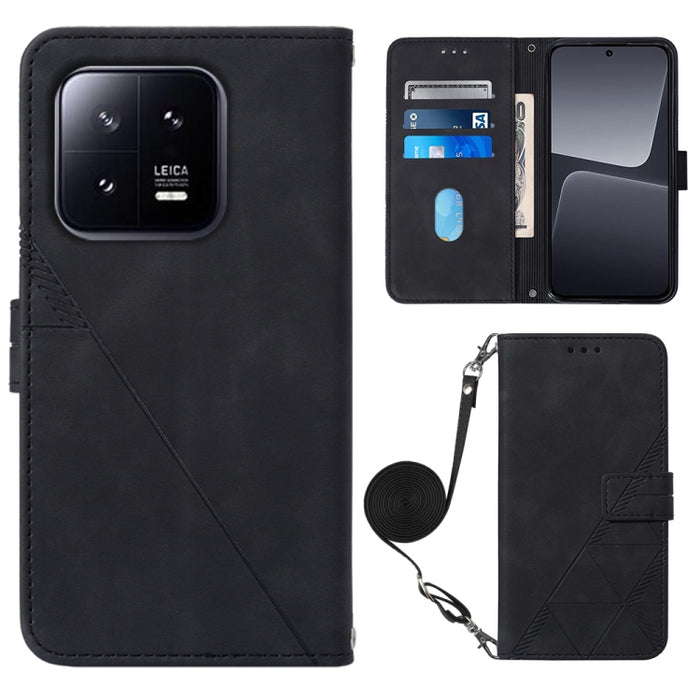 Estuche para teléfono de cuero con tapa en relieve 3D Crossbody, For Google Pixel 8, For Google Pixel 8 Pro, For Xiaomi Redmi Note 12 4G Global, For Xiaomi Redmi Note 12 Pro+ 5G Global, For Xiaomi 13, For Xiaomi 13 Lite 5G, For Xiaomi 13 Pro           ...