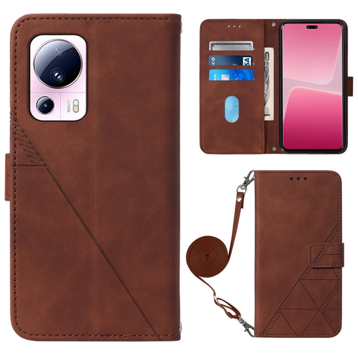Estuche para teléfono de cuero con tapa en relieve 3D Crossbody, For Google Pixel 8, For Google Pixel 8 Pro, For Xiaomi Redmi Note 12 4G Global, For Xiaomi Redmi Note 12 Pro+ 5G Global, For Xiaomi 13, For Xiaomi 13 Lite 5G, For Xiaomi 13 Pro           ...