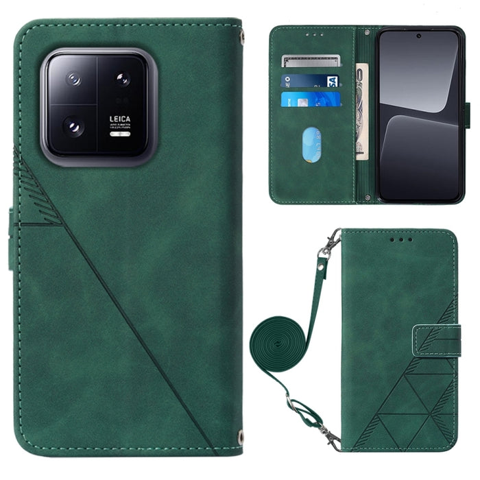 Estuche para teléfono de cuero con tapa en relieve 3D Crossbody, For Google Pixel 8, For Google Pixel 8 Pro, For Xiaomi Redmi Note 12 4G Global, For Xiaomi Redmi Note 12 Pro+ 5G Global, For Xiaomi 13, For Xiaomi 13 Lite 5G, For Xiaomi 13 Pro           ...