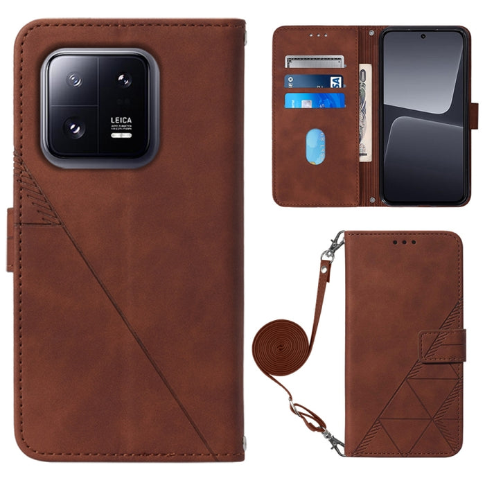 Estuche para teléfono de cuero con tapa en relieve 3D Crossbody, For Google Pixel 8, For Google Pixel 8 Pro, For Xiaomi Redmi Note 12 4G Global, For Xiaomi Redmi Note 12 Pro+ 5G Global, For Xiaomi 13, For Xiaomi 13 Lite 5G, For Xiaomi 13 Pro           ...